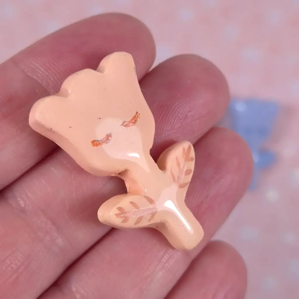 Pins Tulipe Kawaii (Bleu)