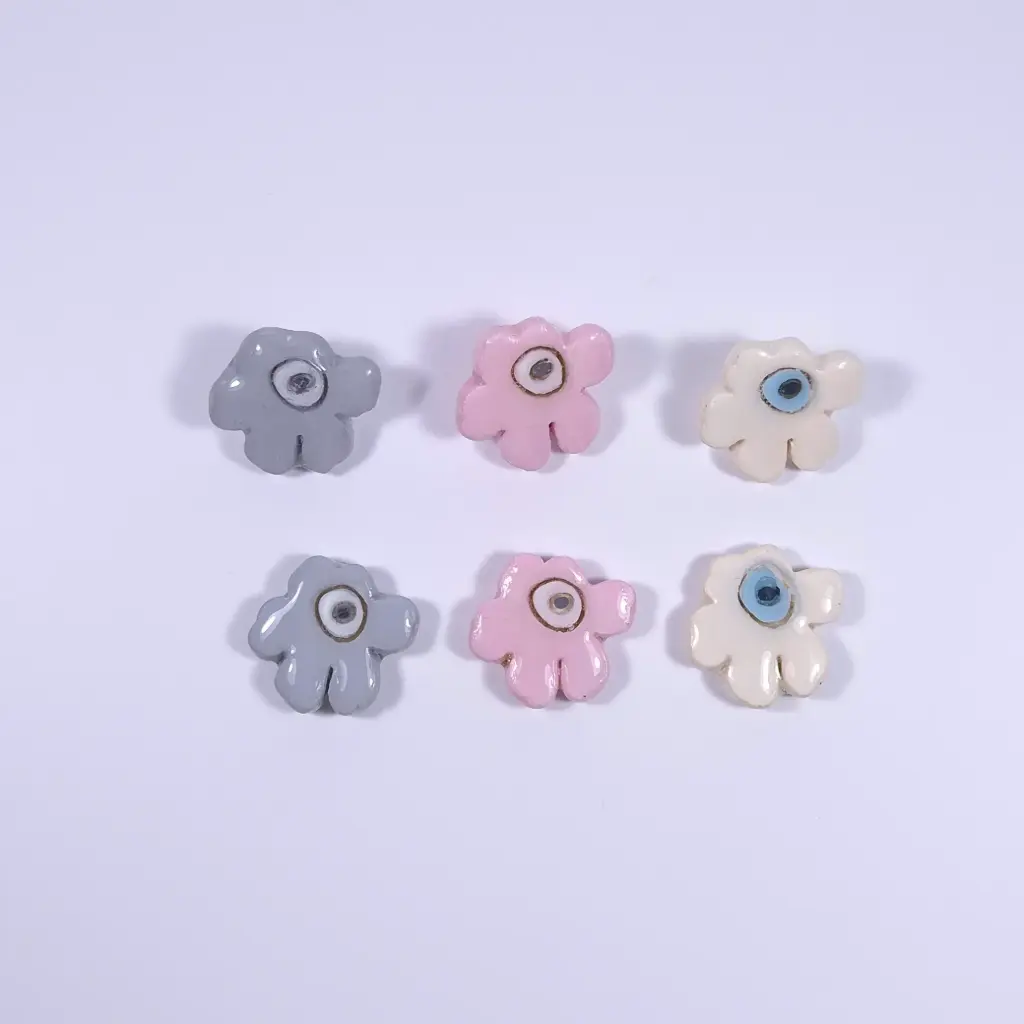 Magnet Fleur Façon Marimekko (Rose)