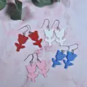 Boucles d'Oreilles Tulipes Imprimées en 3D 