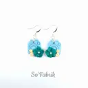 Boucles d'Oreilles NINA Appareil Photo Frangipanier