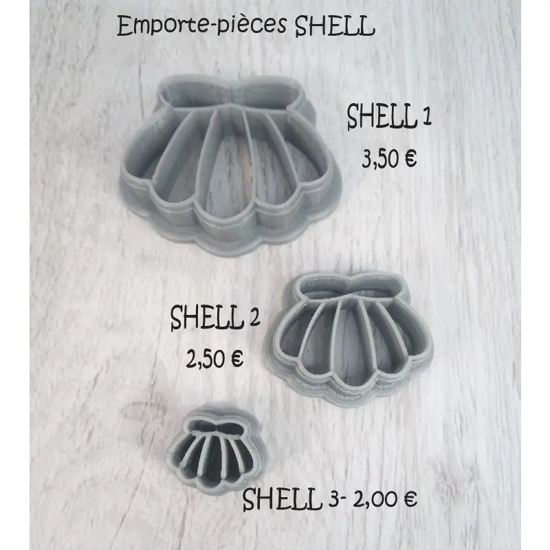 Emporte-Pièce U Shell 1, 2 et 3