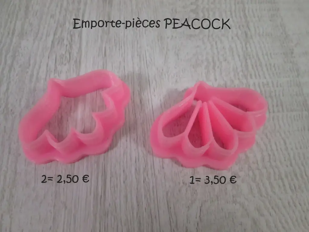 Emporte-Pièce Peacock 1 et 2  