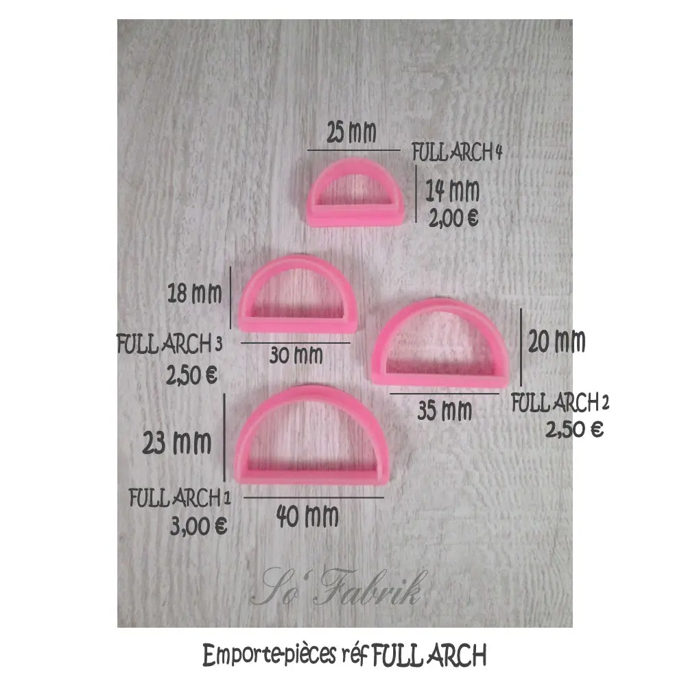 Emporte-Pièce Full Arch 1 à 4 (1)