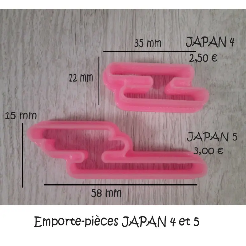 Emporte-Pièce Japan 4 et 5