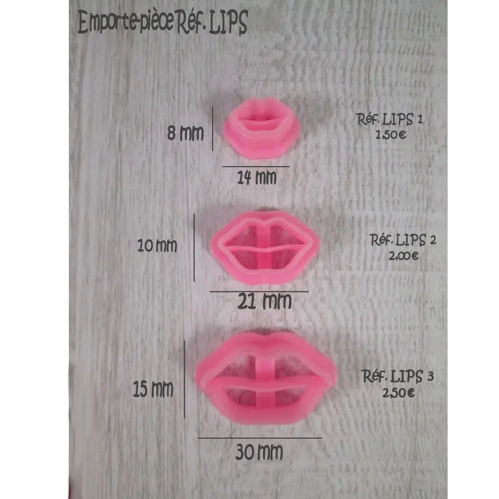 Emporte-Pièce Lips 1 à 3 (1)