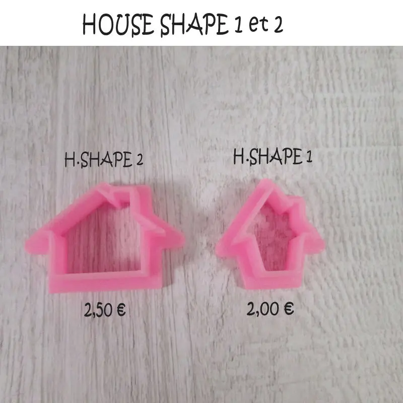 Emporte-Pièce House Shape 1 et 2