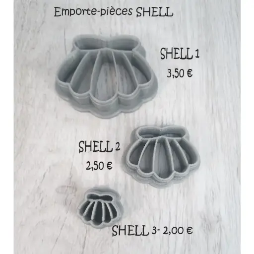 Emporte-Pièce U Shell 1, 2 et 3