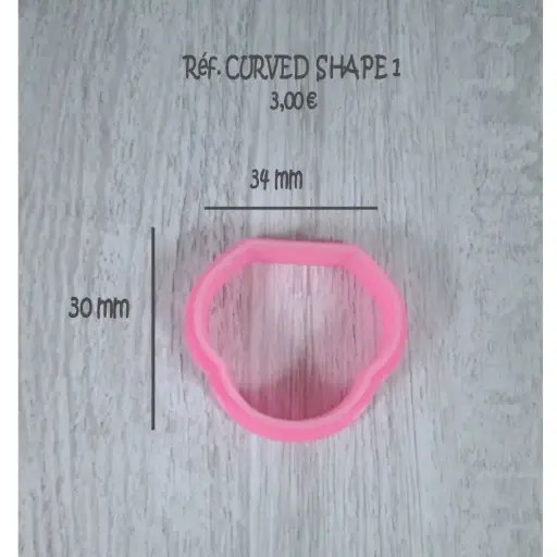 Emporte-Pièce Curved Shape 1 et 2 