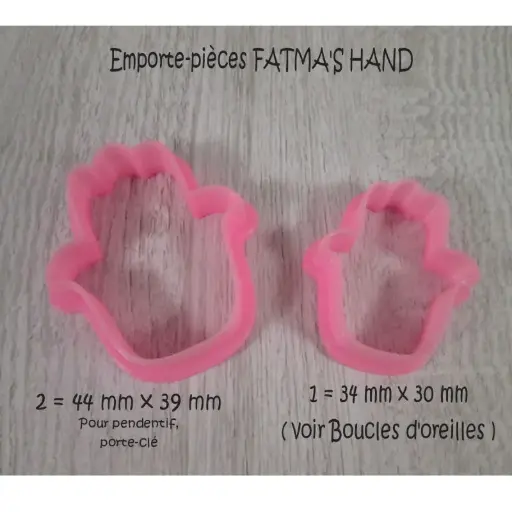 Emporte-Pièce Fatma's Hand 1 et 2